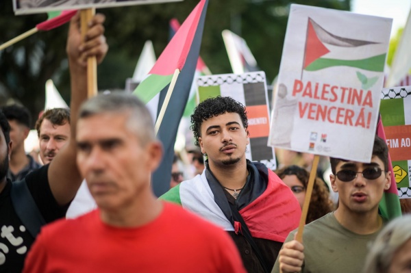 Manifestação «Palestina Livre! Paz no Médio Oriente!»