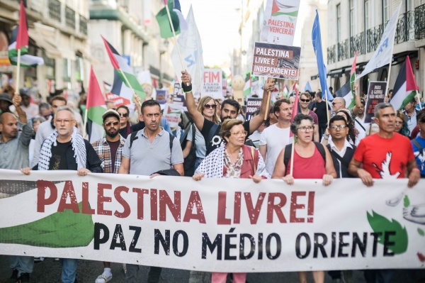 Manifestação «Palestina Livre! Paz no Médio Oriente!»