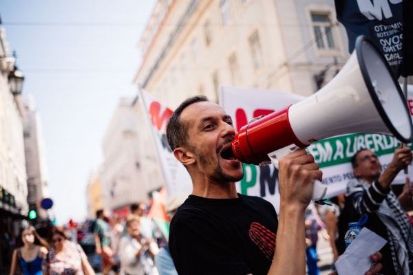 Manifestação «Paz no Mundo! Palestina Livre! Não à Guerra!»