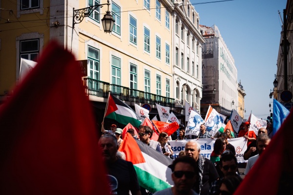 Manifestação «Paz no Mundo! Palestina Livre! Não à Guerra!»