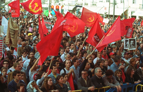 Manifestação contra a guerra, Lisboa