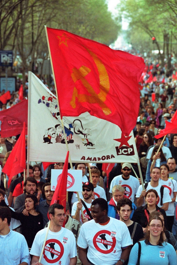 Manifestação contra a guerra, Lisboa