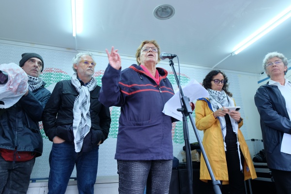 Manifestação pela Paz no Médio oriente. Pelo fim da ocupação da Palestina