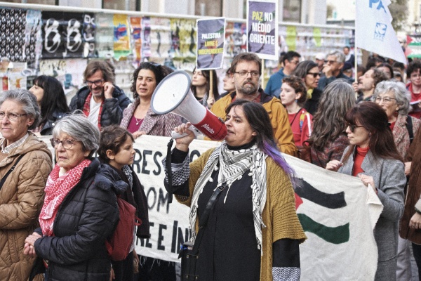Manifestação pela Paz no Médio Oriente e pelos direitos do Povo Palestiniano