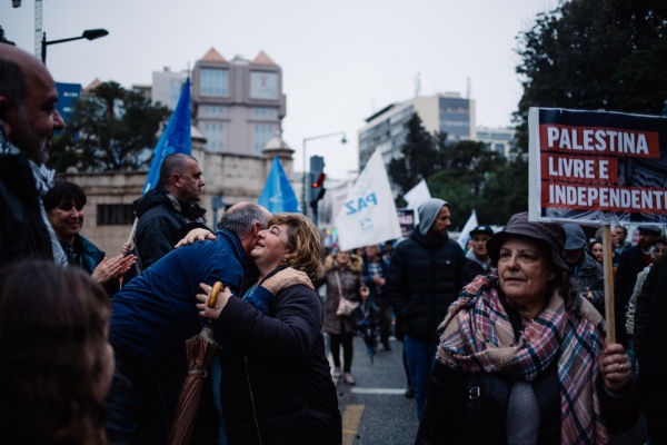 Demonstration for Peace in the Middle East