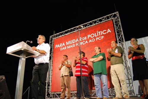 Comício em Faro