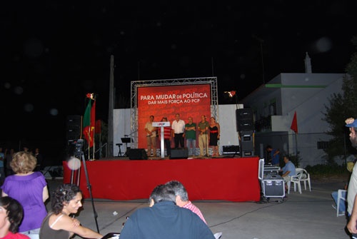 Comício em Faro