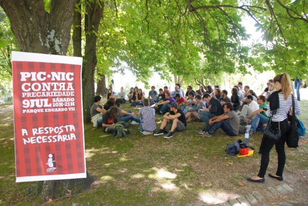 Pic-nic contra a precariedade em Lisboa