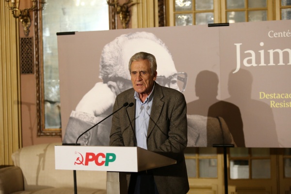 Sessão de homenagem pelo 100 aniversário do camarada Jaime Serra