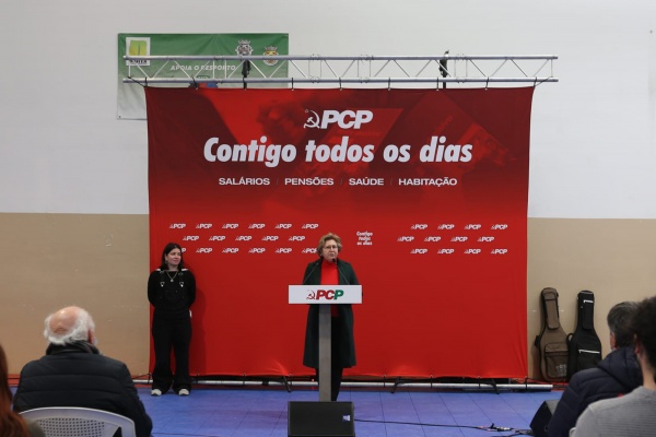 Sessão Pública «PCP - Contigo todos os dias» na Baixa da Banheira, Moita