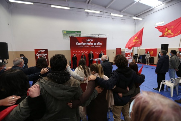 Sessão Pública «PCP - Contigo todos os dias» na Baixa da Banheira, Moita