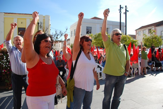 Comício em Grândola - 04 de Outubro de 2008