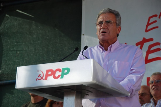 Comício em Grândola - 04 de Outubro de 2008