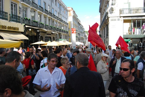 Acção de esclarecimento, Baixa de Lisboa - 11 de Setembro de 2008