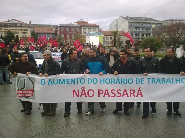Trabalhadores do distrito de Braga em luta