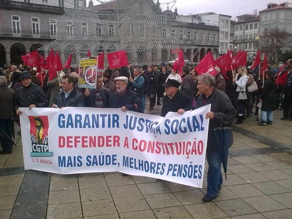 Trabalhadores do distrito de Braga em luta
