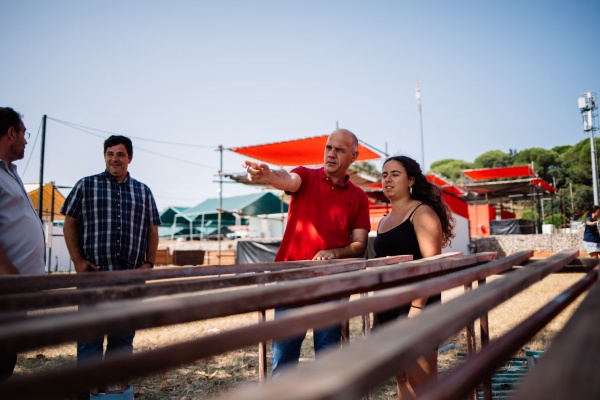 Visita ao espaço da Festa do «Avante!»