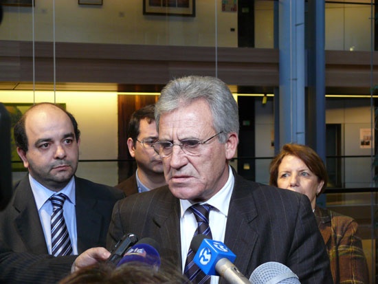 Visita de Jerónimo de Sousa ao Parlamento Europeu - 03 de Fevereiro de 2009
