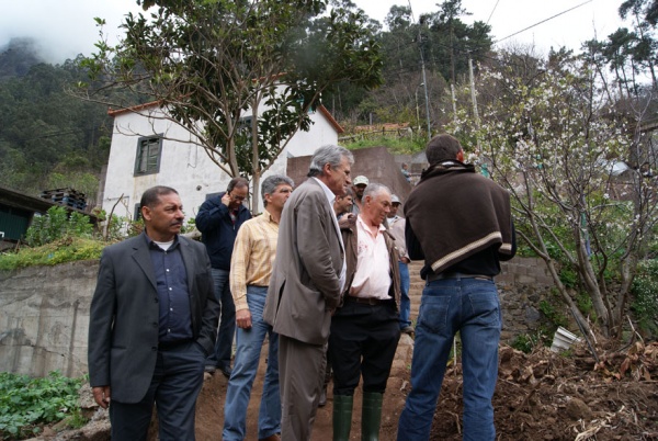 Contacto com populações afectadas pelo temporal de Fevereiro de 2010